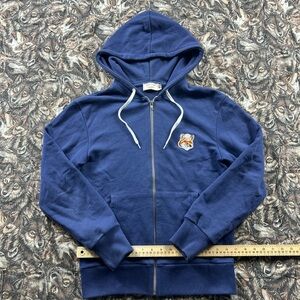 Maison Kitsune Paris Blue fox jacket Size S
